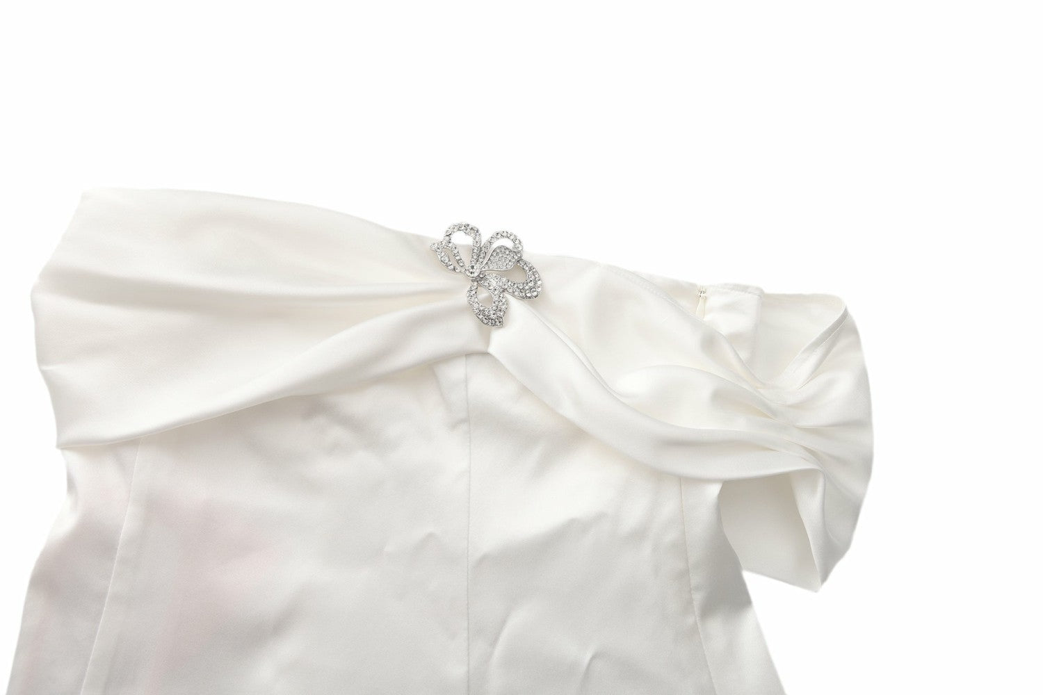Cornelia Dress: White Mini Dress for Bridal Shower | Nana Jacqueline