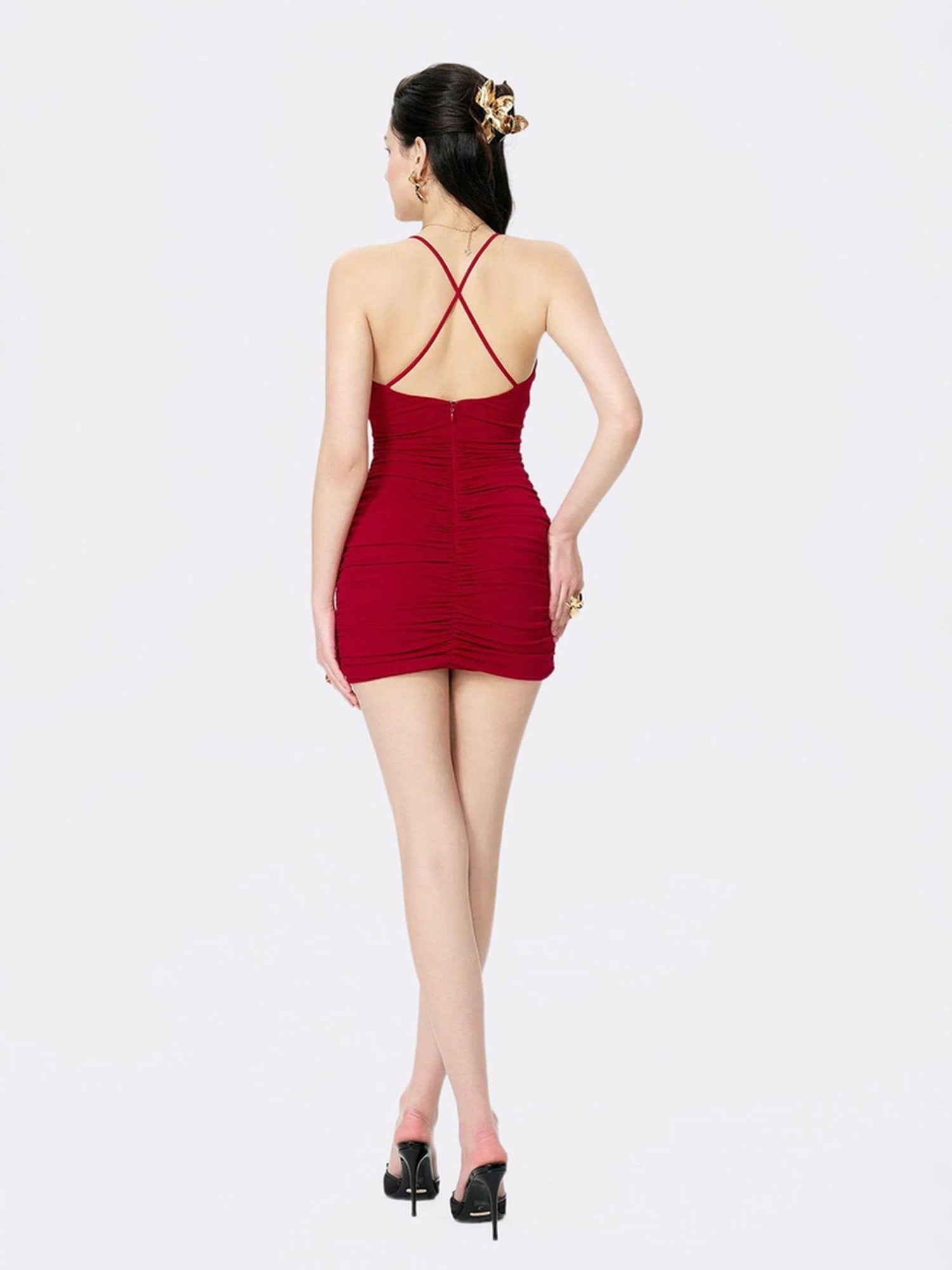 Violet Dress: Red Mini Dress for Date Night | Nana Jacqueline
