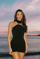 Nova Dress: Black Mini Dress for Cocktail Party | Nana Jacqueline