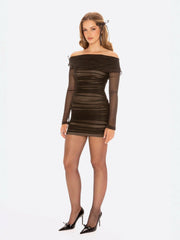 Noelle Dress: Black Mini Dress for Cocktail Party | Nana Jacqueline