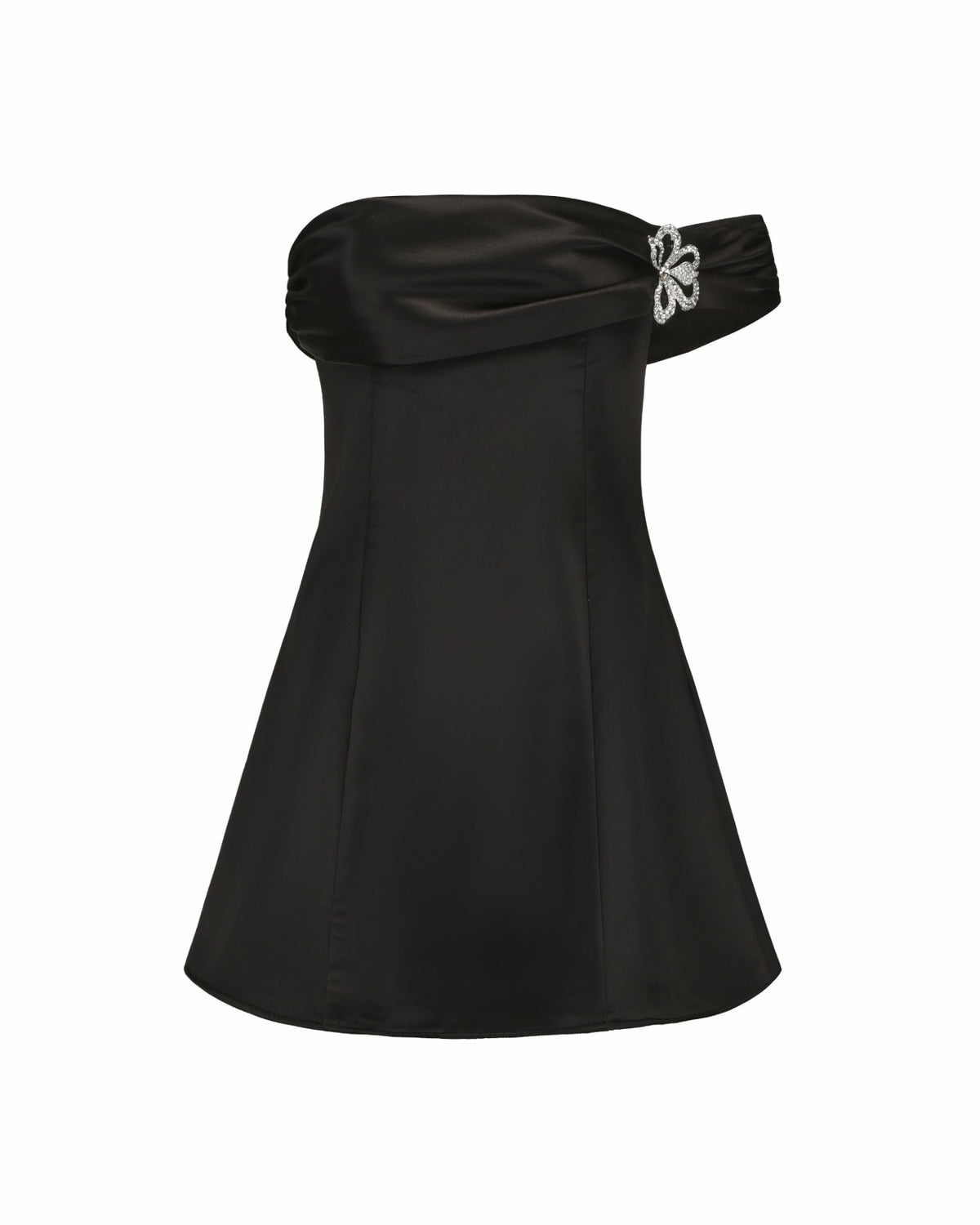 Cornelia Dress: Black Mini Dress for Cocktail Party | Nana Jacqueline