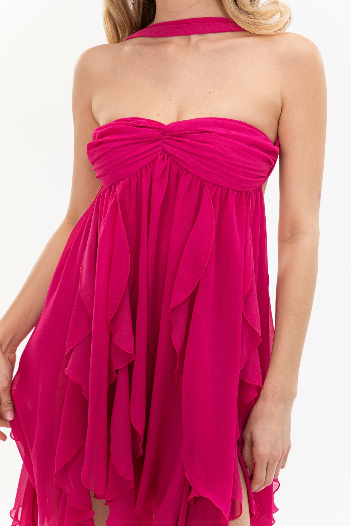 Arabella Dress: Pink Mini Dress for Bachelorette Party | Nana Jacqueline