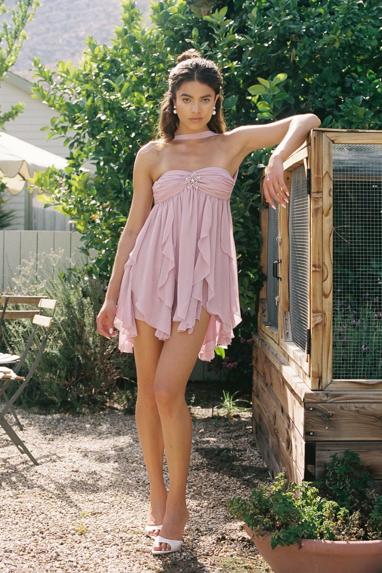 Arabella Dress: Purple Mini Dress for Birthday Celebration | Nana Jacqueline