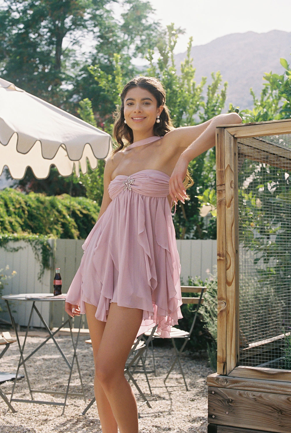 Arabella Dress: Purple Mini Dress for Birthday Celebration | Nana Jacqueline