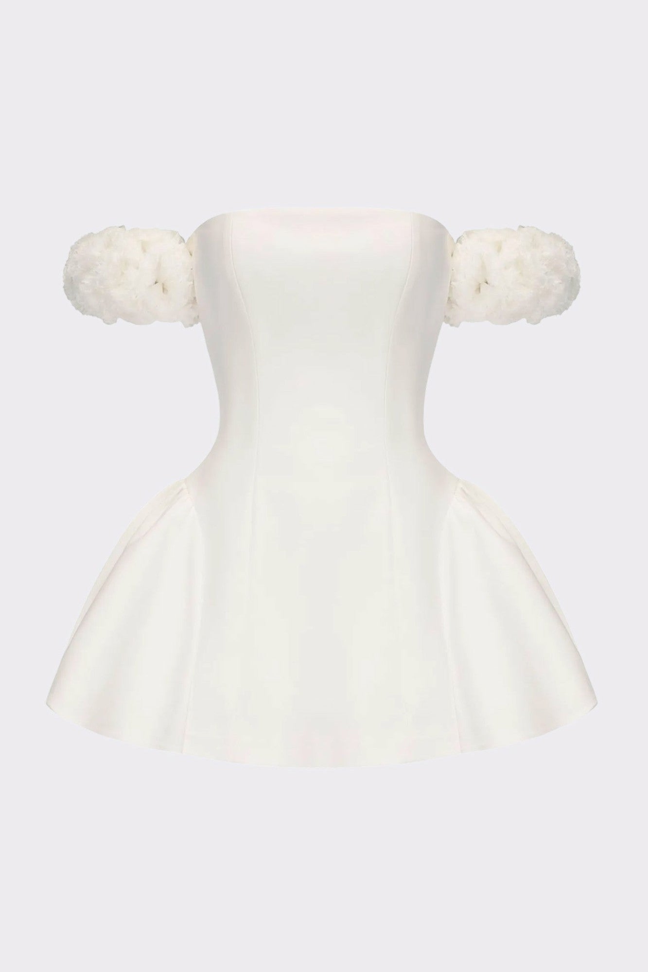 Flora Dress: White Mini Dress for Bridal Shower | Nana Jacqueline