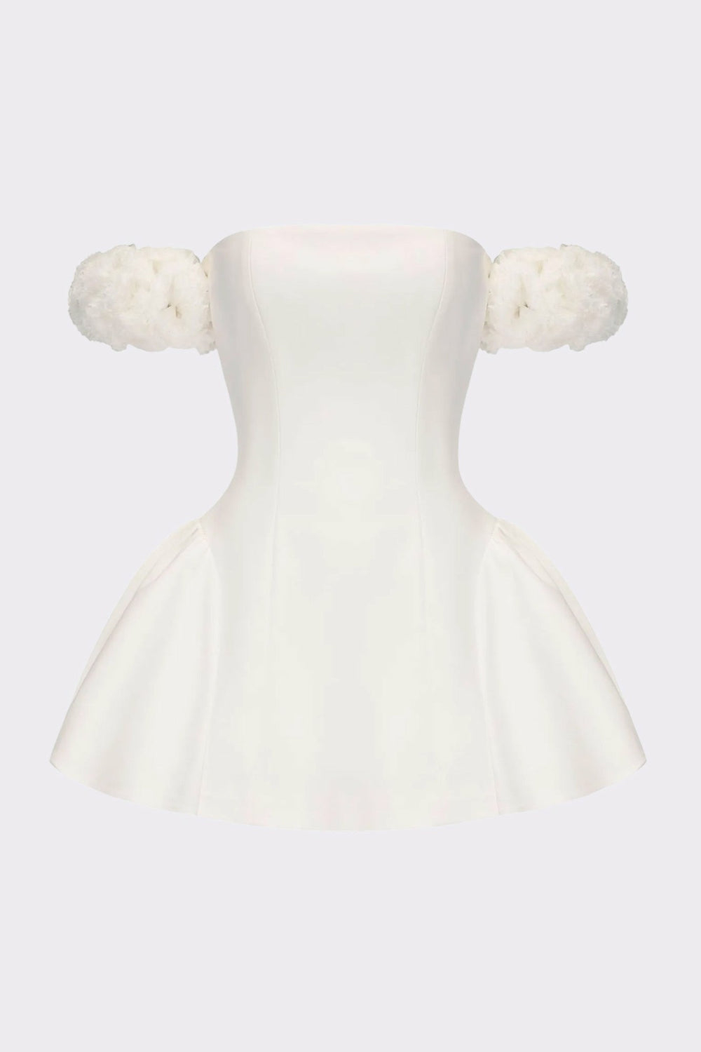Flora Dress: White Mini Dress for Bridal Shower | Nana Jacqueline