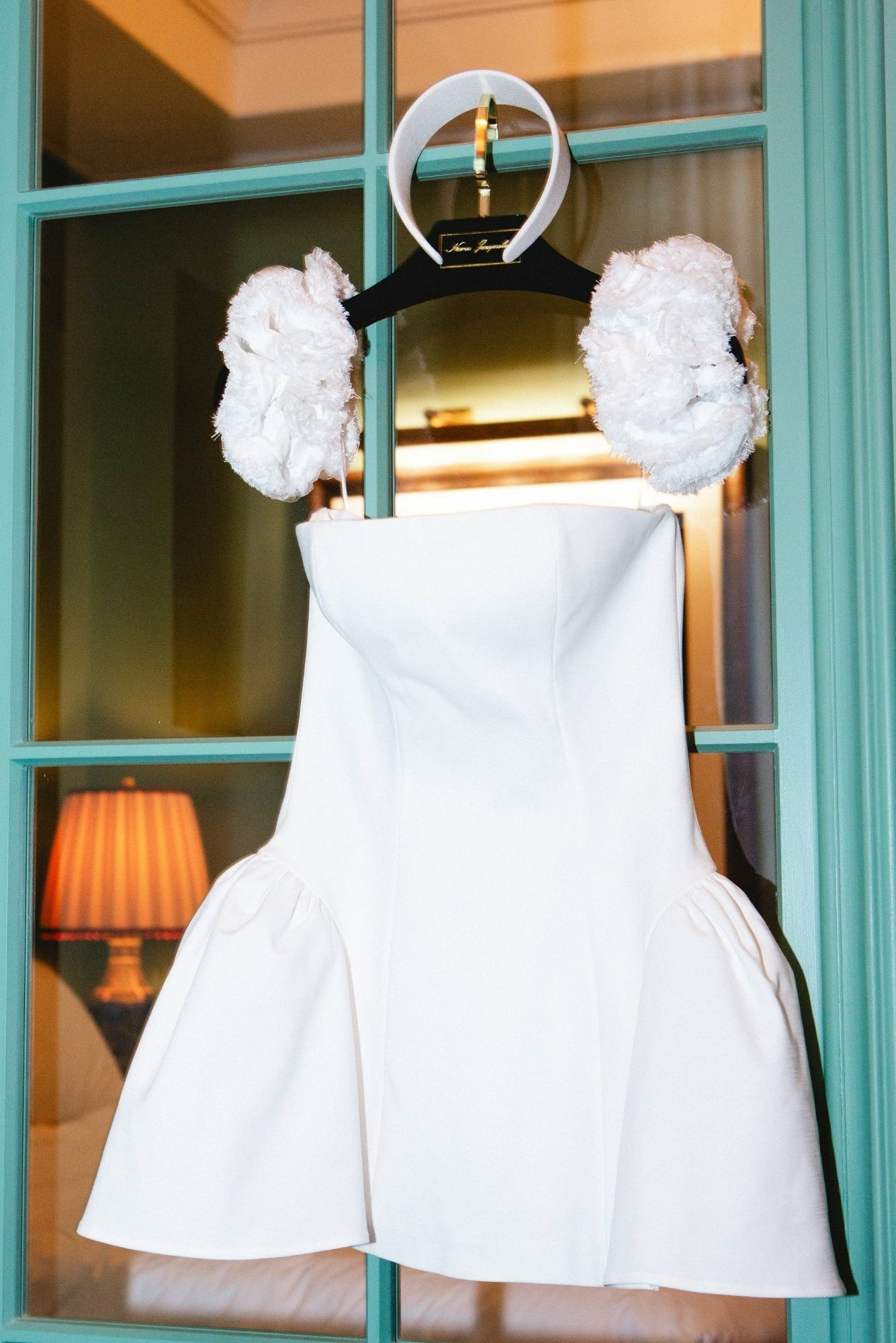 Flora Dress: White Mini Dress for Bridal Shower | Nana Jacqueline