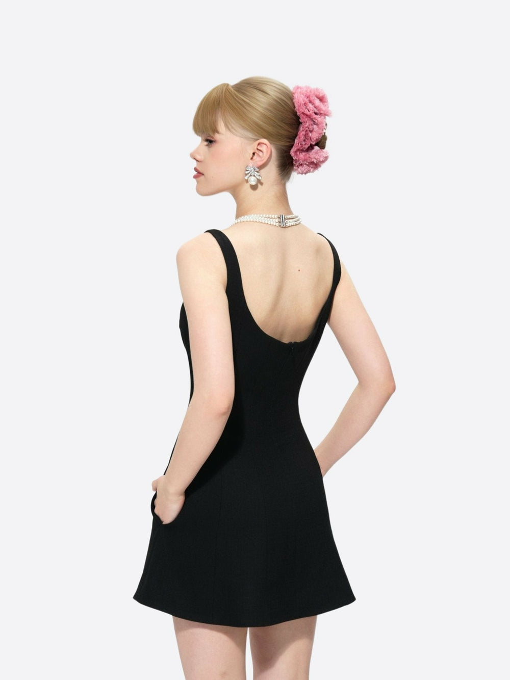 Marianne Dress: Black Mini Dress for Date Night | Nana Jacqueline