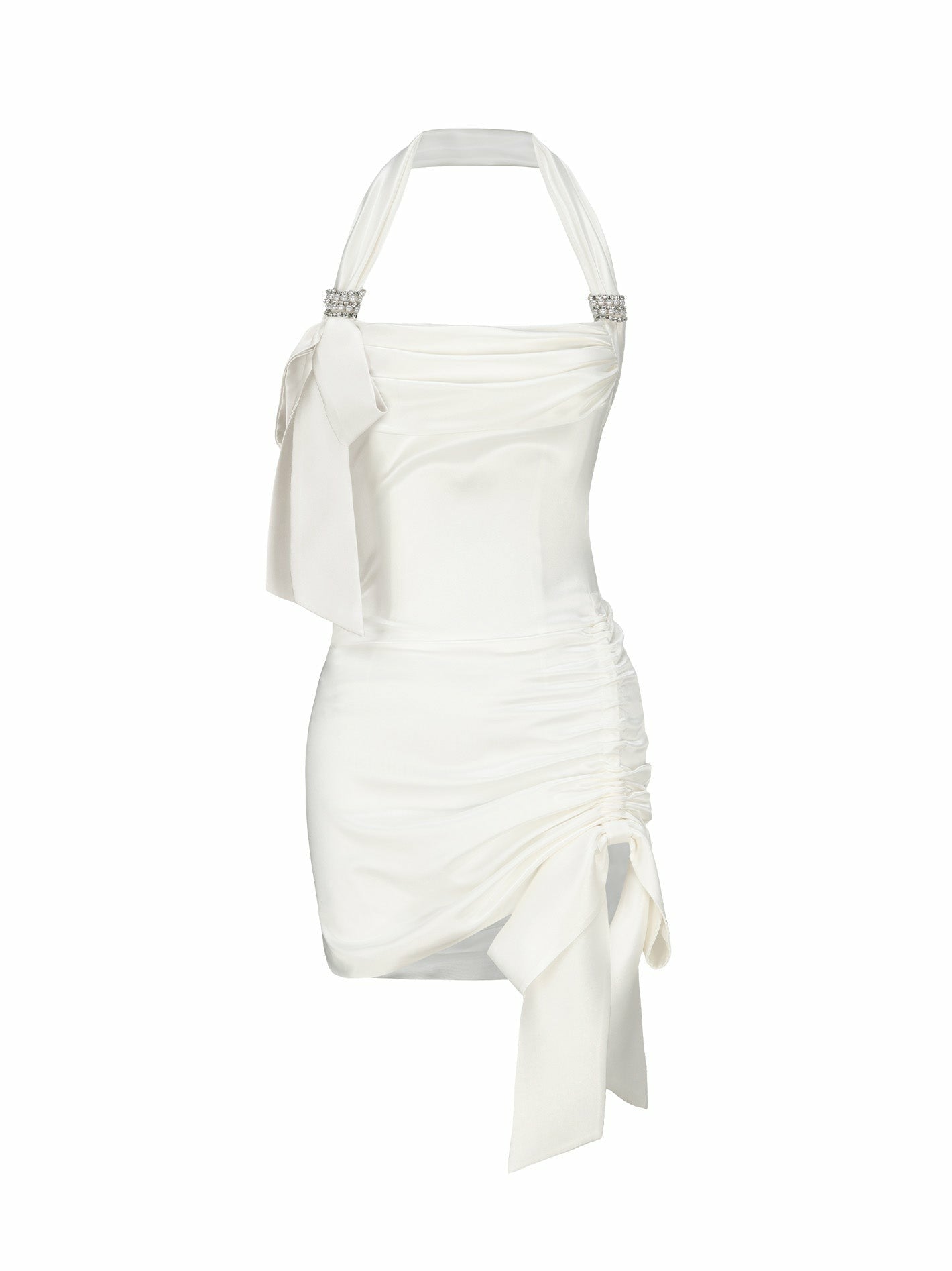 Celia Dress: White Mini Dress for Wedding After-Party | Nana Jacqueline