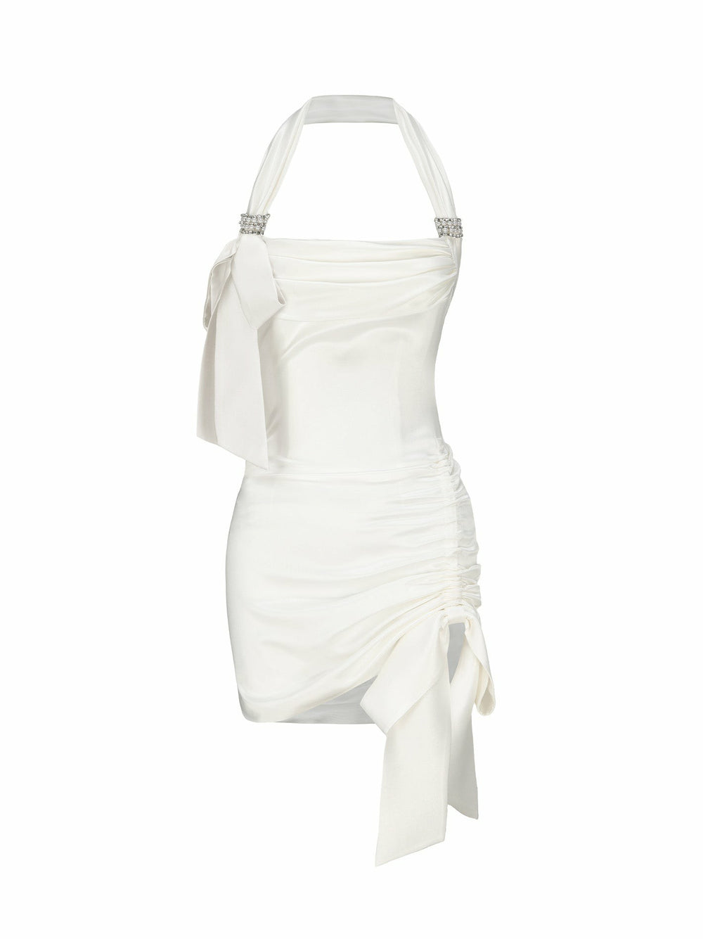 Celia Dress: White Mini Dress for Wedding After-Party | Nana Jacqueline