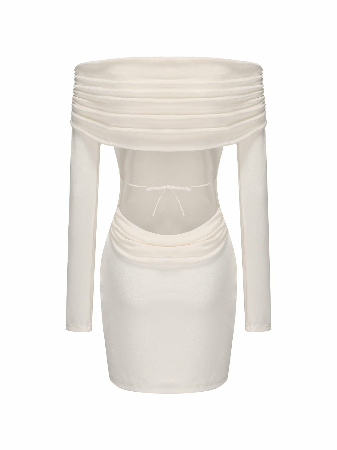 Chantel Dress: White Mini Dress for Bridal Shower | Nana Jacqueline