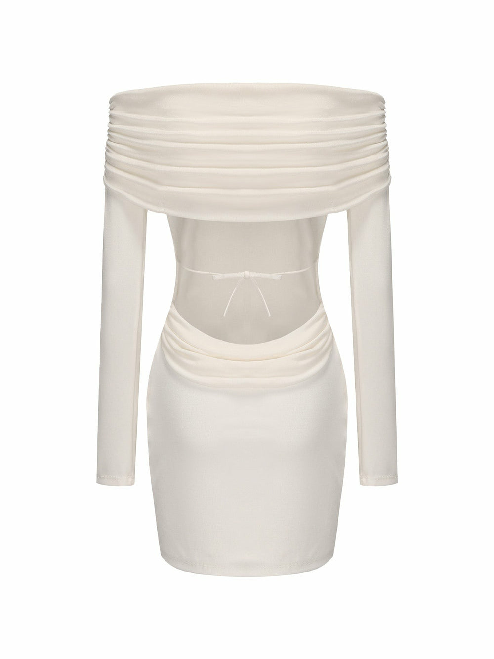Chantel Dress: White Mini Dress for Bridal Shower | Nana Jacqueline