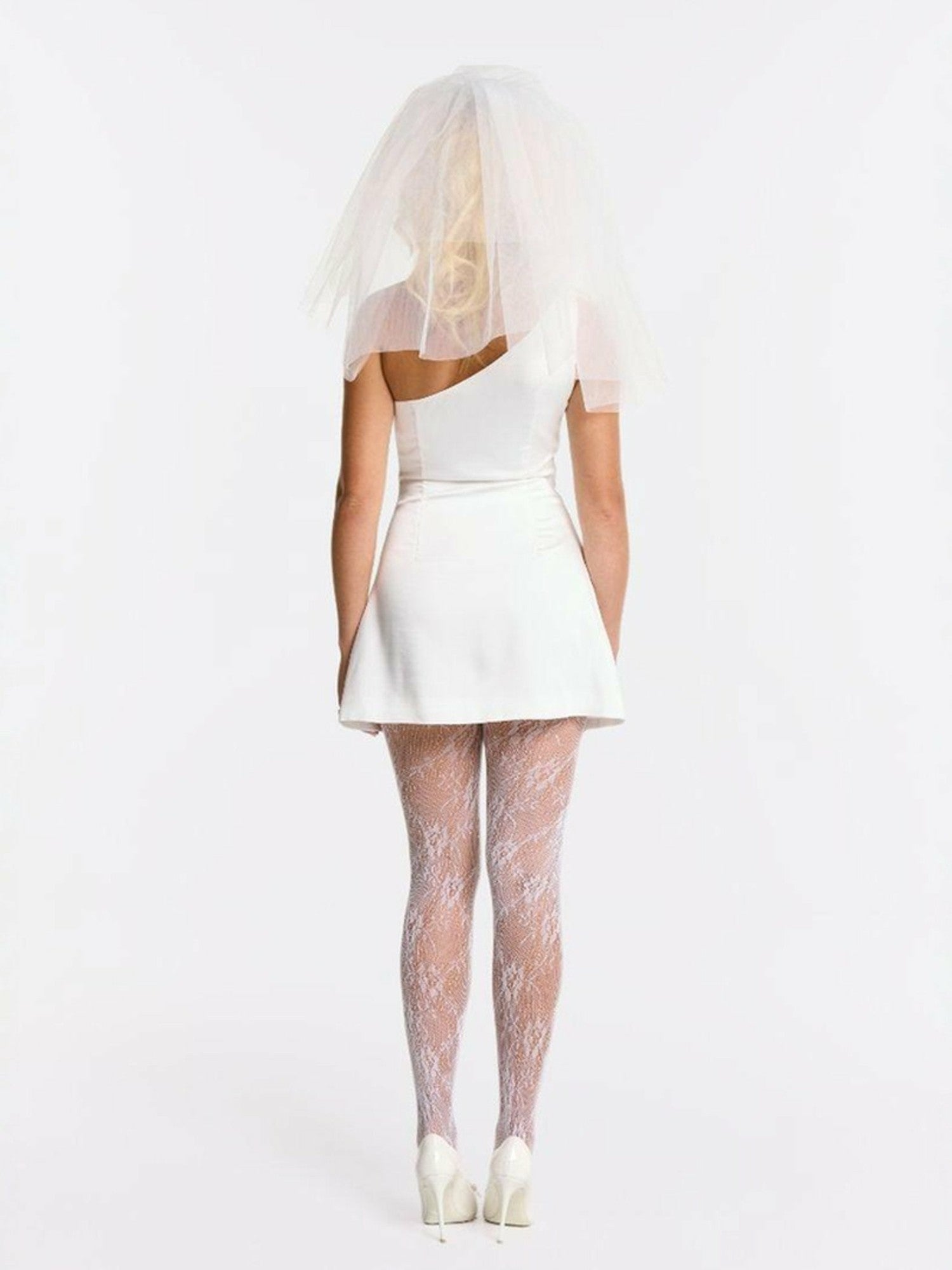 Liza Dress: White Mini Dress for Bridal Shower | Nana Jacqueline