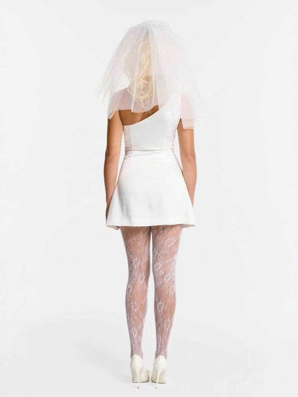 Liza Dress: White Mini Dress for Bridal Shower | Nana Jacqueline