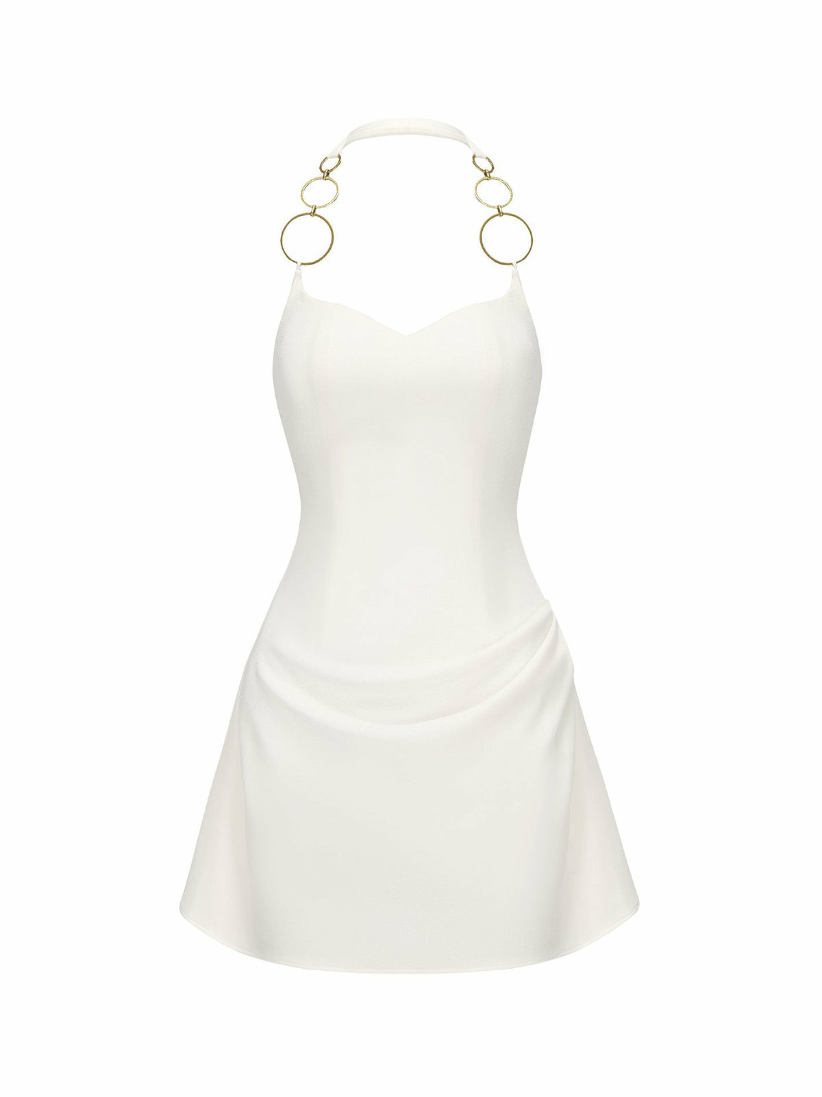 Amira Dress: White Mini Dress for Bridal Shower | Nana Jacqueline