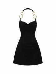 Amira Dress: Black Mini Dress for Cocktail Party | Nana Jacqueline