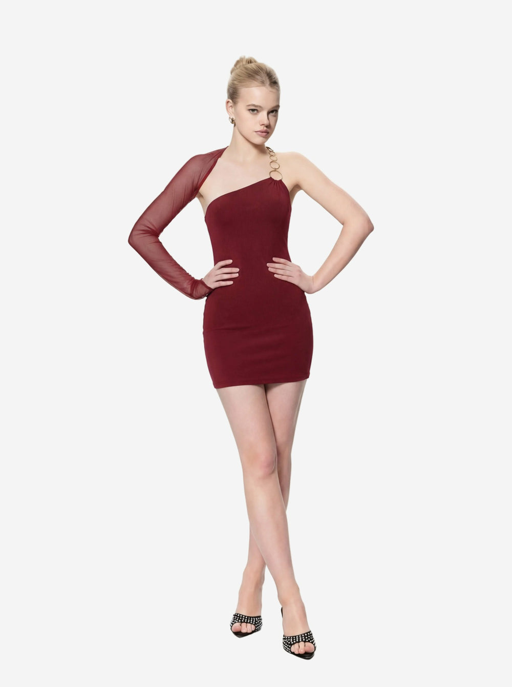 Claudia Dress: Red Mini Dress for Date Night | Nana Jacqueline