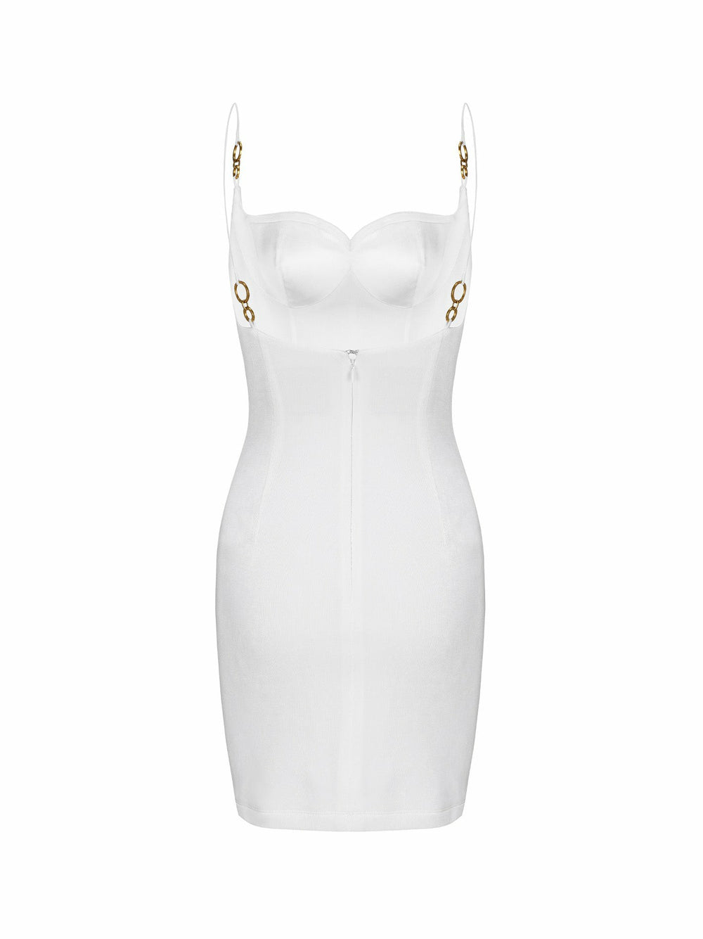 Nadia Dress: White Mini Dress for Engagement Party | Nana Jacqueline
