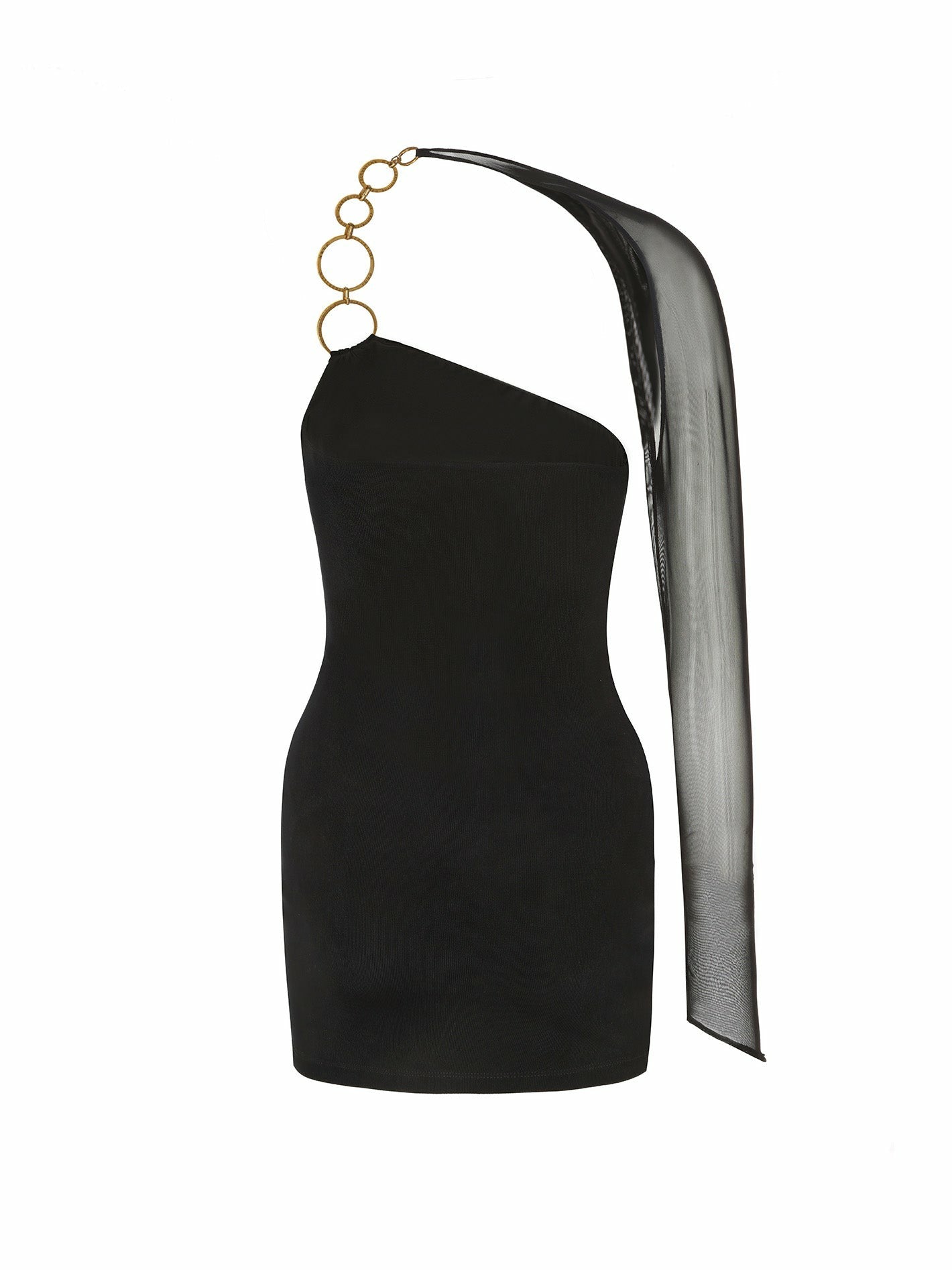 Claudia Dress: Black Mini Dress for Cocktail Party | Nana Jacqueline