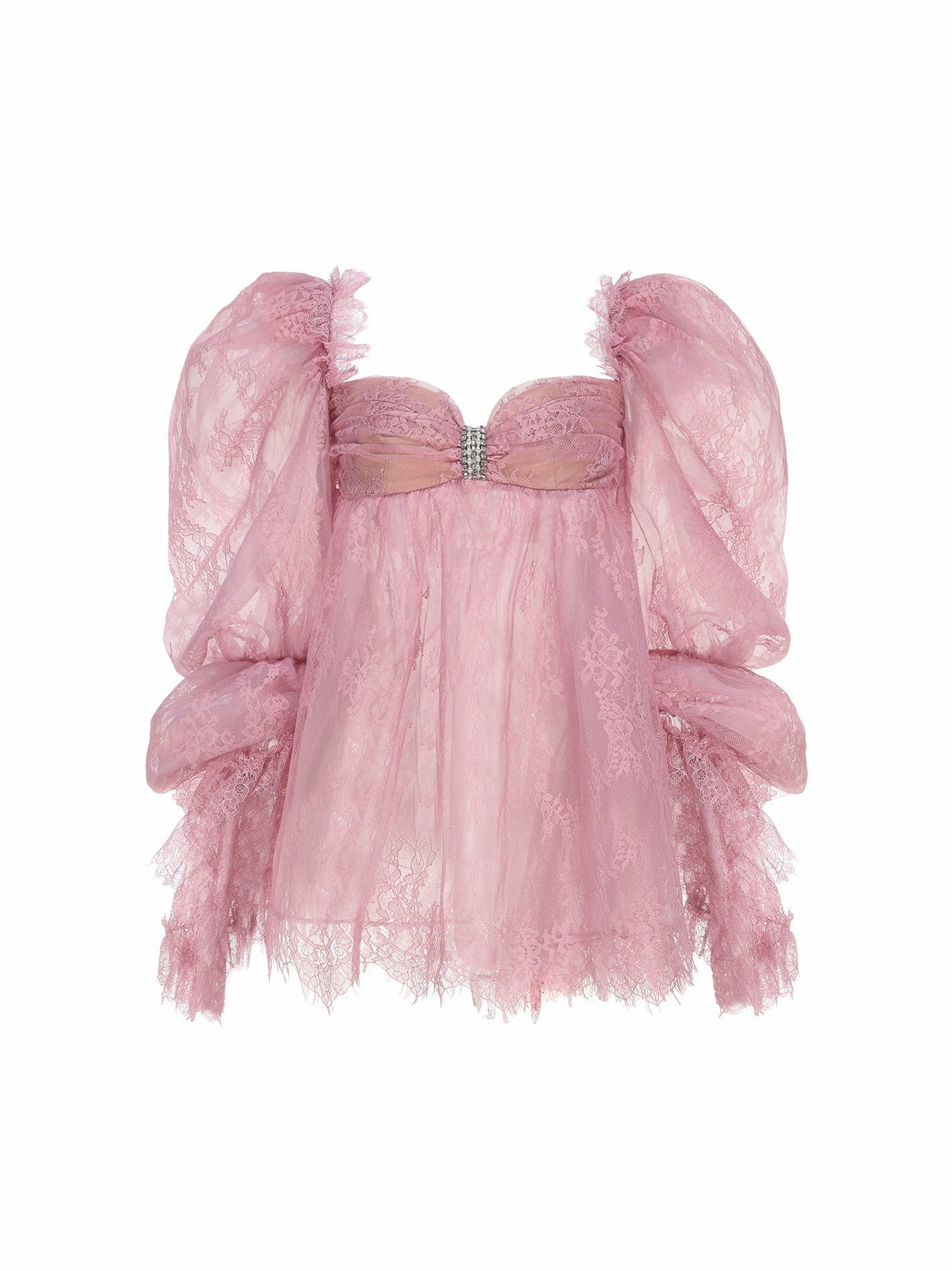 Bianca Lace Dress: Pink Mini Dress for Bachelorette Party | Nana Jacqueline