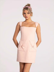 Dionne Dress: Pink Mini Dress for Birthday Celebration | Nana Jacqueline