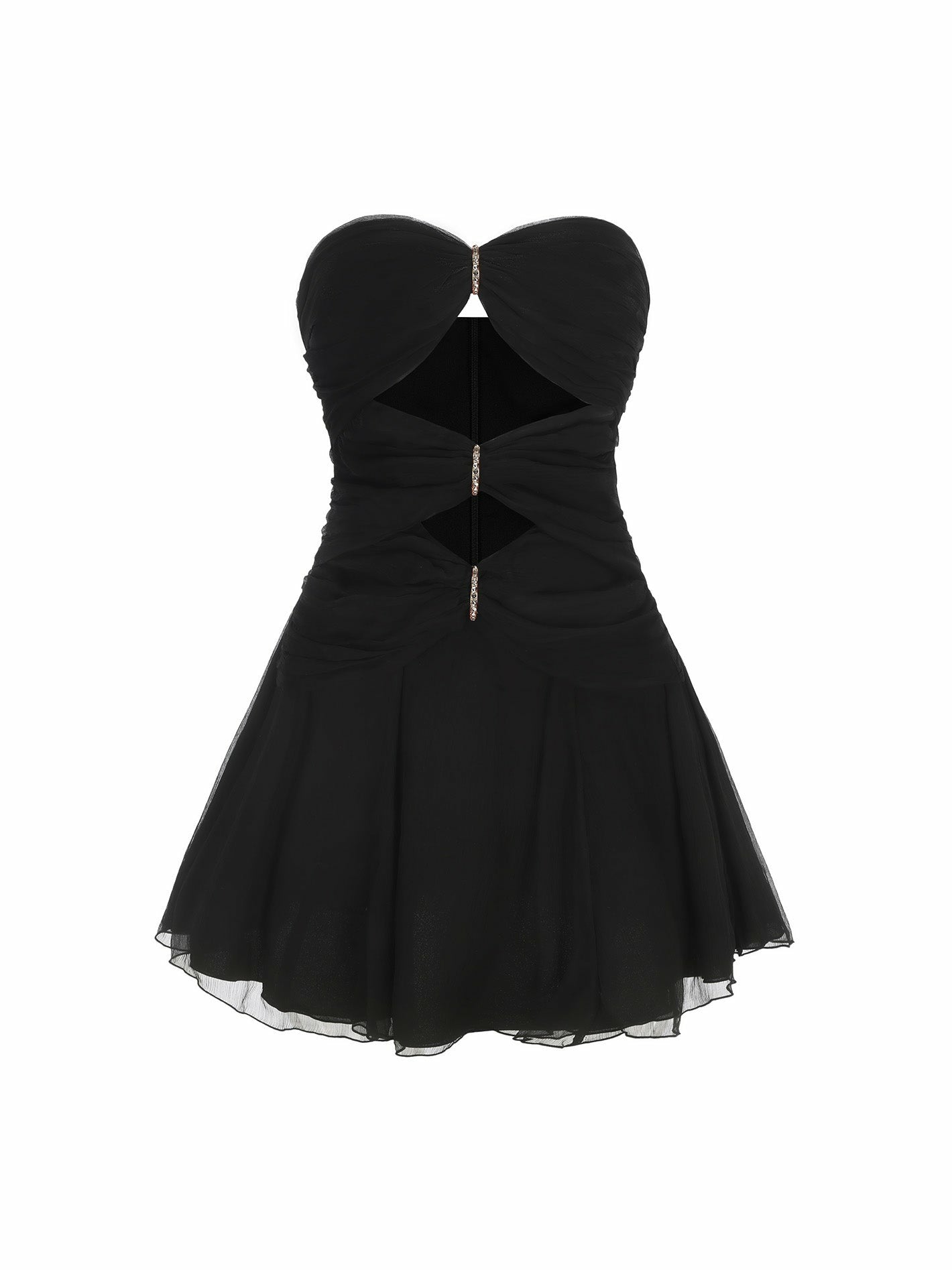 Ilana Dress: Black Mini Dress for Cocktail Party | Nana Jacqueline