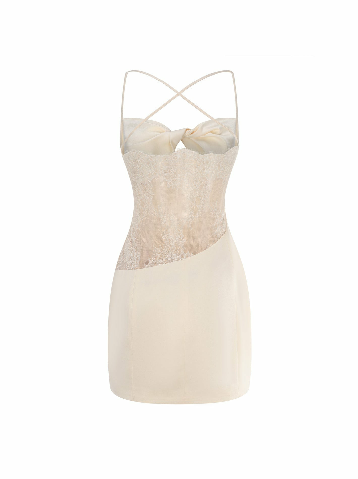 Stacie Dress: Champagne Mini Dress for Engagement Party | Nana Jacqueline