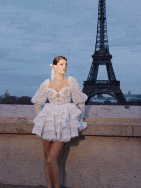 Penelope Lace Dress: White Mini Dress for Wedding After-Party | Nana Jacqueline