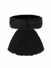 Candice Velvet Dress: Black Mini Dress for Cocktail Party | Nana Jacqueline