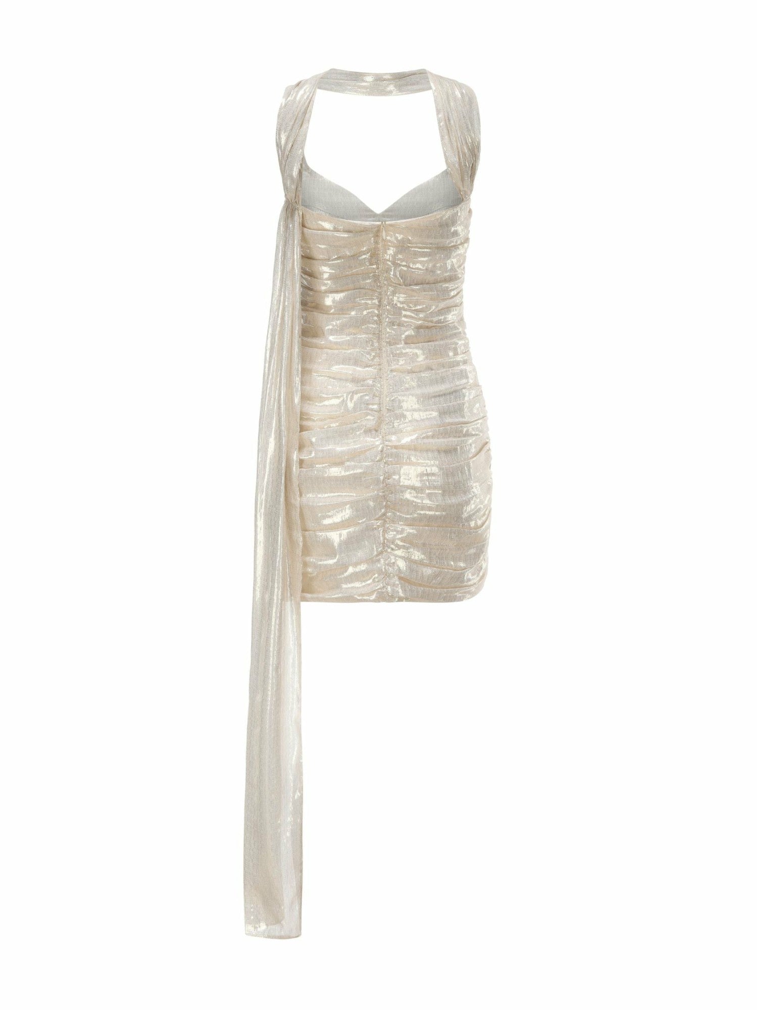 Tess Dress: Gold Mini Dress for Cocktail Party | Nana Jacqueline
