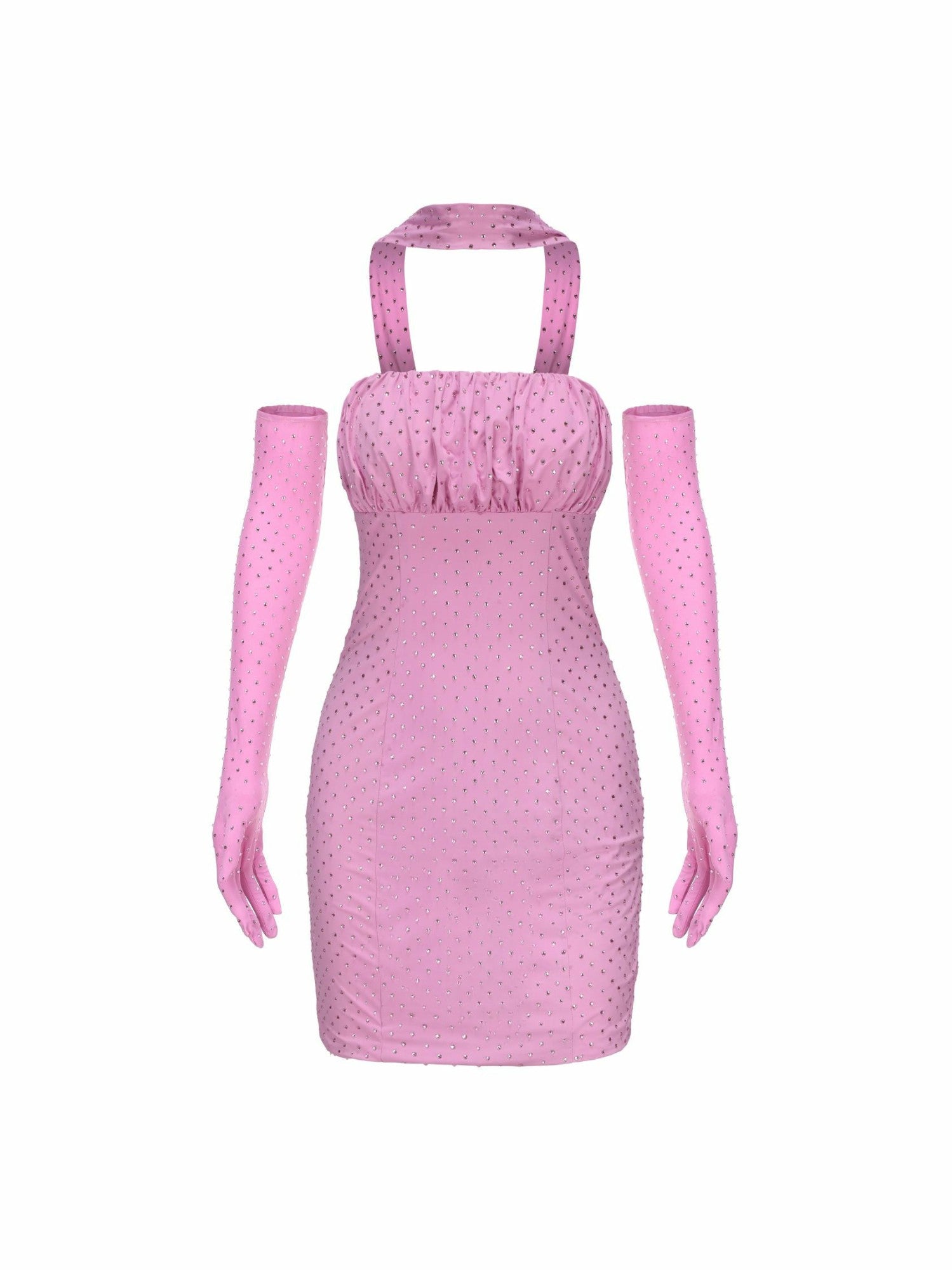 Talia Diamond Dress: Pink Mini Dress for Birthday Celebration | Nana Jacqueline