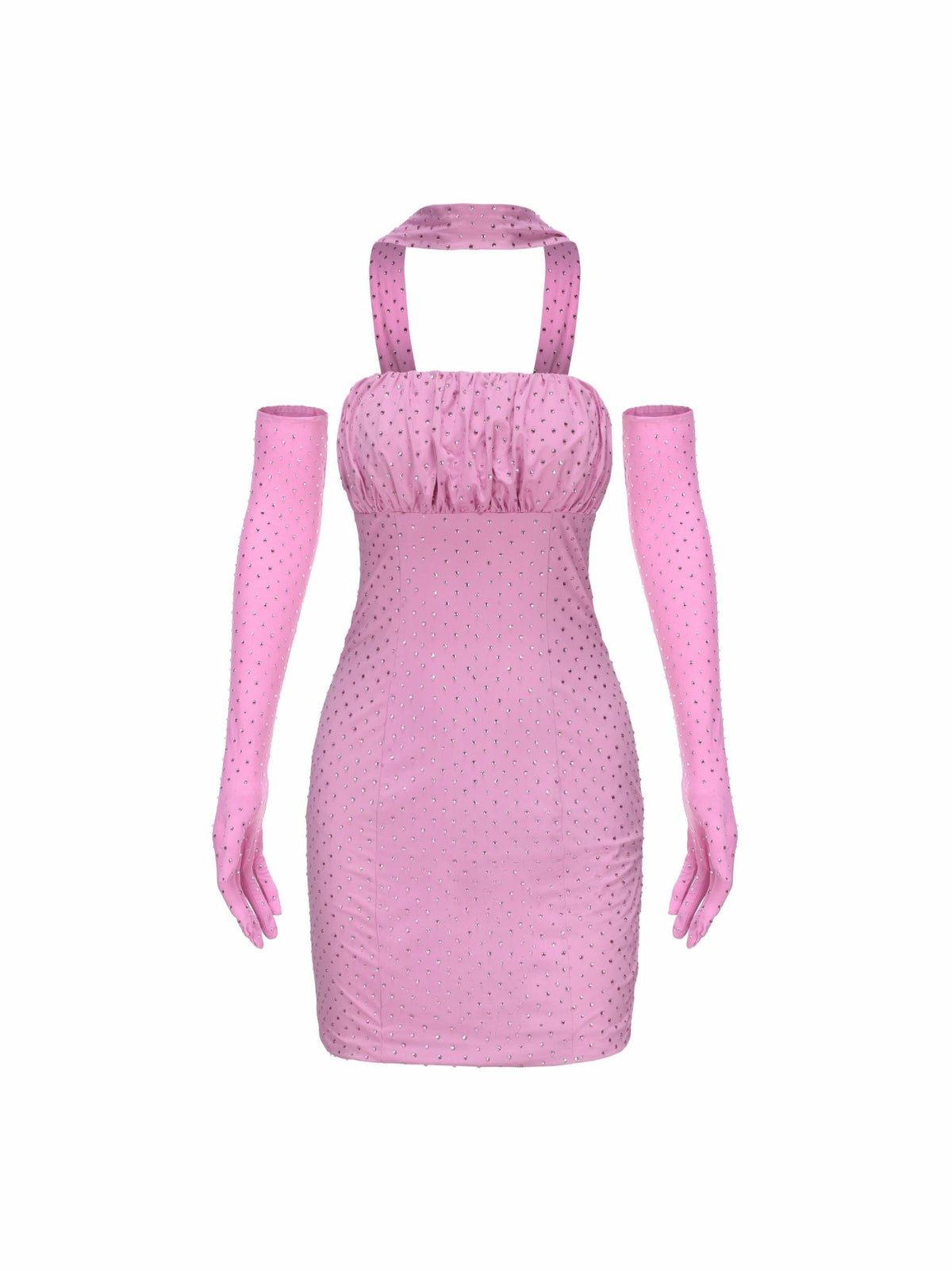 Talia Diamond Dress: Pink Mini Dress for Birthday Celebration | Nana Jacqueline