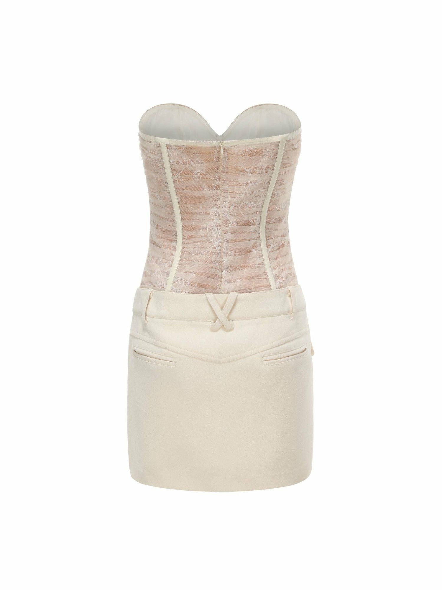Jane Lace Dress: White Mini Dress for Bridal Shower | Nana Jacqueline