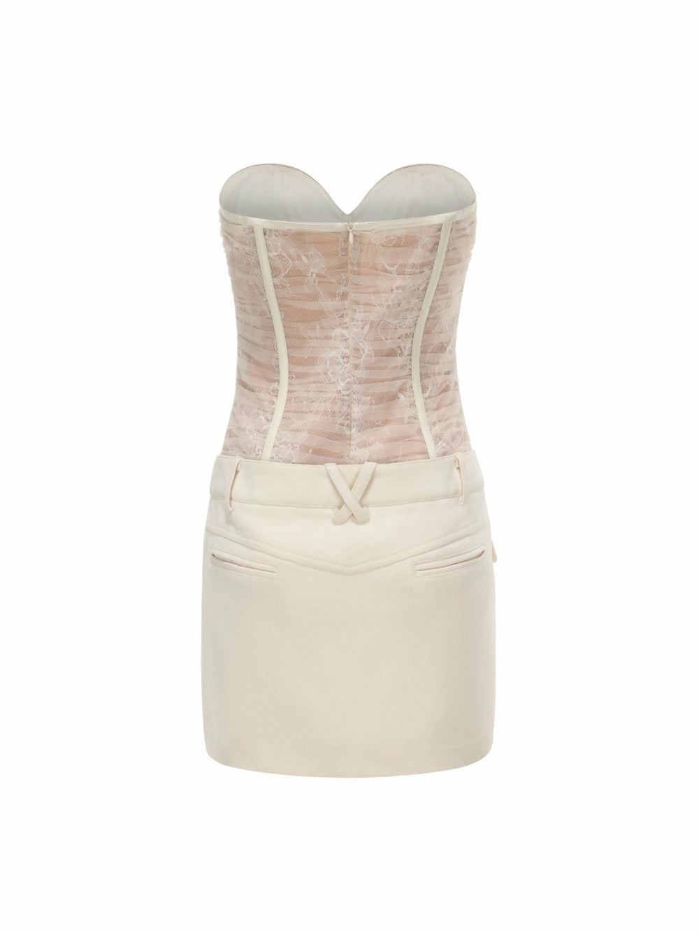 Jane Lace Dress: White Mini Dress for Bridal Shower | Nana Jacqueline