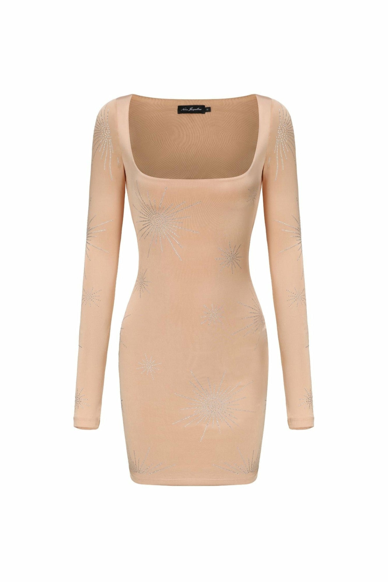 Melanie Dress: Nude Mini Dress for Birthday Celebration | Nana Jacqueline
