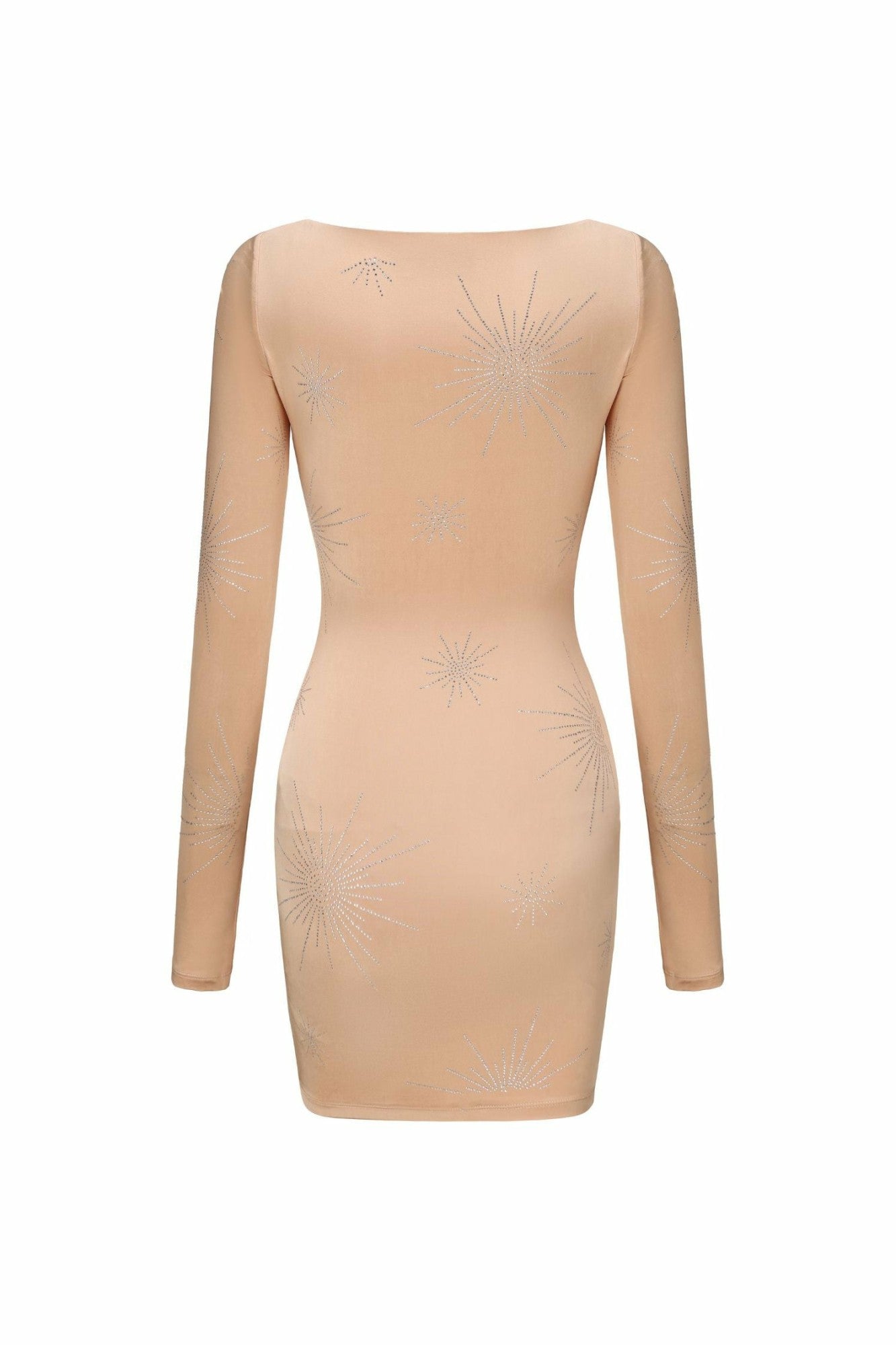 Melanie Dress: Nude Mini Dress for Birthday Celebration | Nana Jacqueline