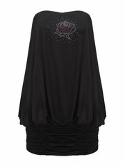 Sara Rose Dress: Black Mini Dress for Cocktail Party | Nana Jacqueline