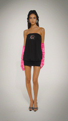 Sara Rose Dress: Black Mini Dress for Cocktail Party | Nana Jacqueline