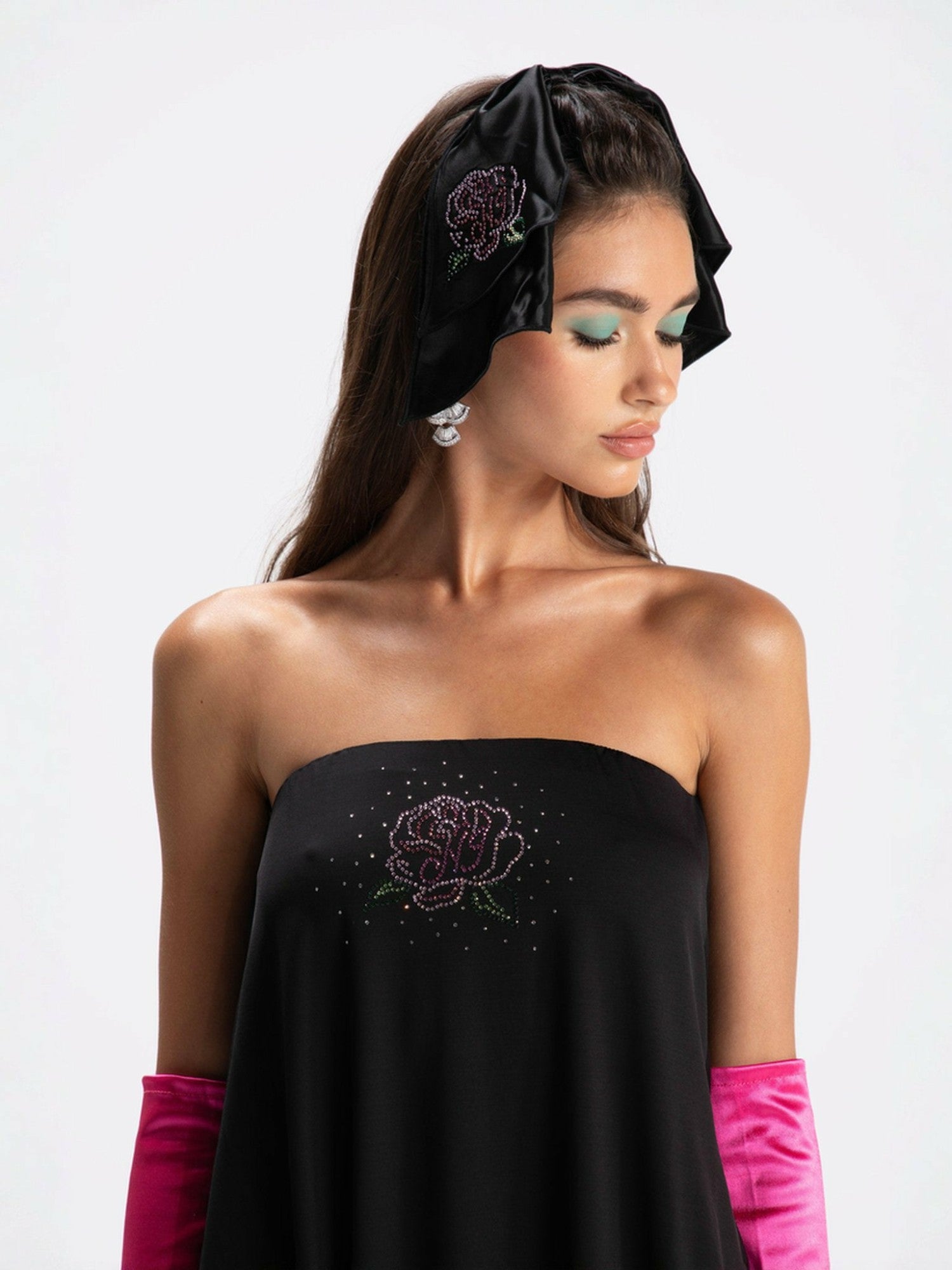 Sara Rose Dress: Black Mini Dress for Cocktail Party | Nana Jacqueline