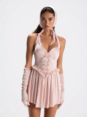 Allie Dress: Pink Mini Dress for Birthday Celebration | Nana Jacqueline