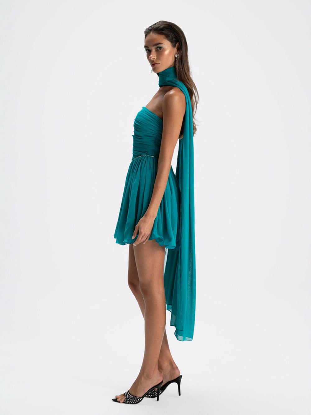 Chloe Dress: Blue Mini Dress for Birthday Celebration | Nana Jacqueline