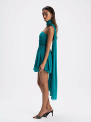 Chloe Dress: Blue Mini Dress for Birthday Celebration | Nana Jacqueline