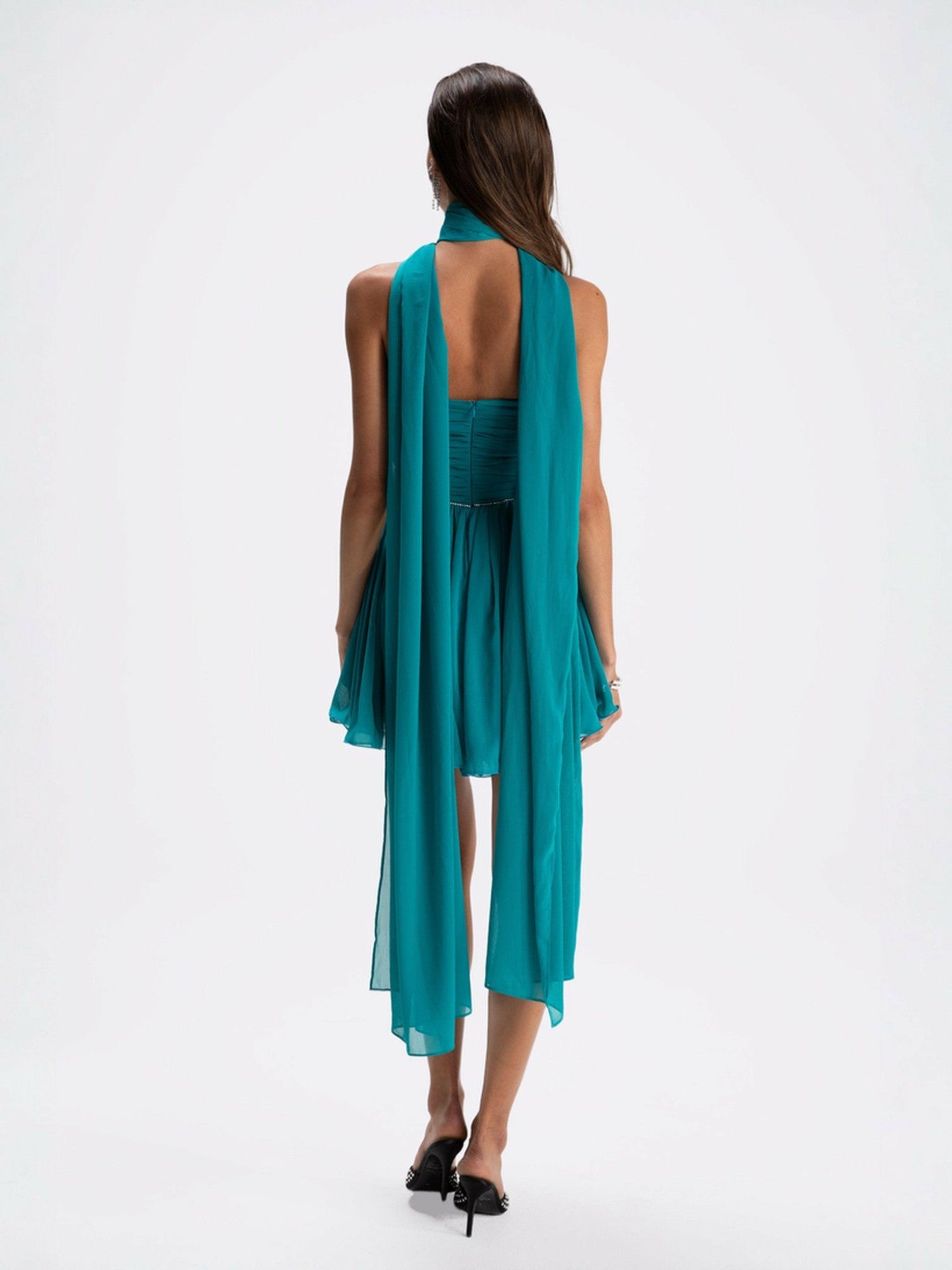Chloe Dress: Blue Mini Dress for Birthday Celebration | Nana Jacqueline