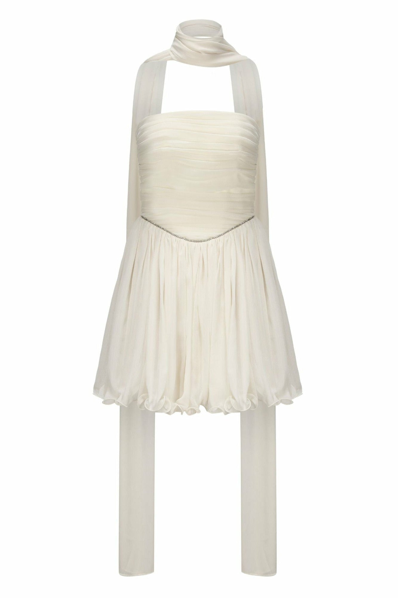 Chloe Dress: White Mini Dress for Bridal Shower | Nana Jacqueline