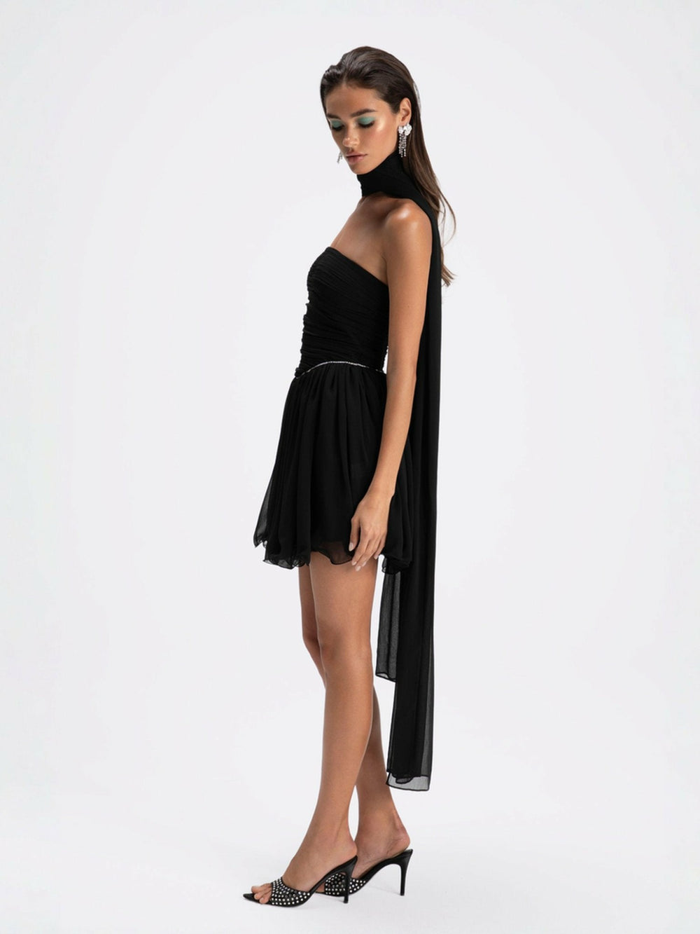 Chloe Dress: Black Mini Dress for Cocktail Party | Nana Jacqueline