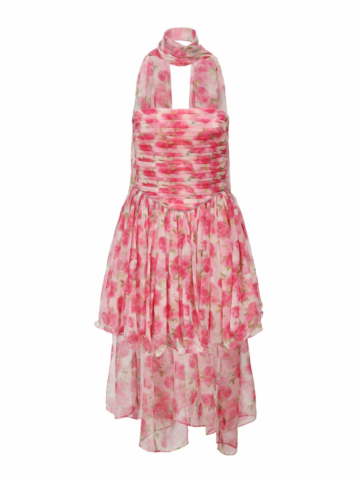 Chloe Dress: Pink Mini Dress for Garden Party | Nana Jacqueline