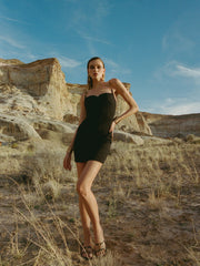 Sabrina Mini Dress: Black Mini Dress for Date Night | Nana Jacqueline