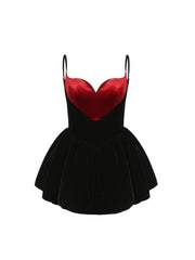 Gabriella Velvet Dress: Black Mini Dress for Cocktail Party | Nana Jacqueline