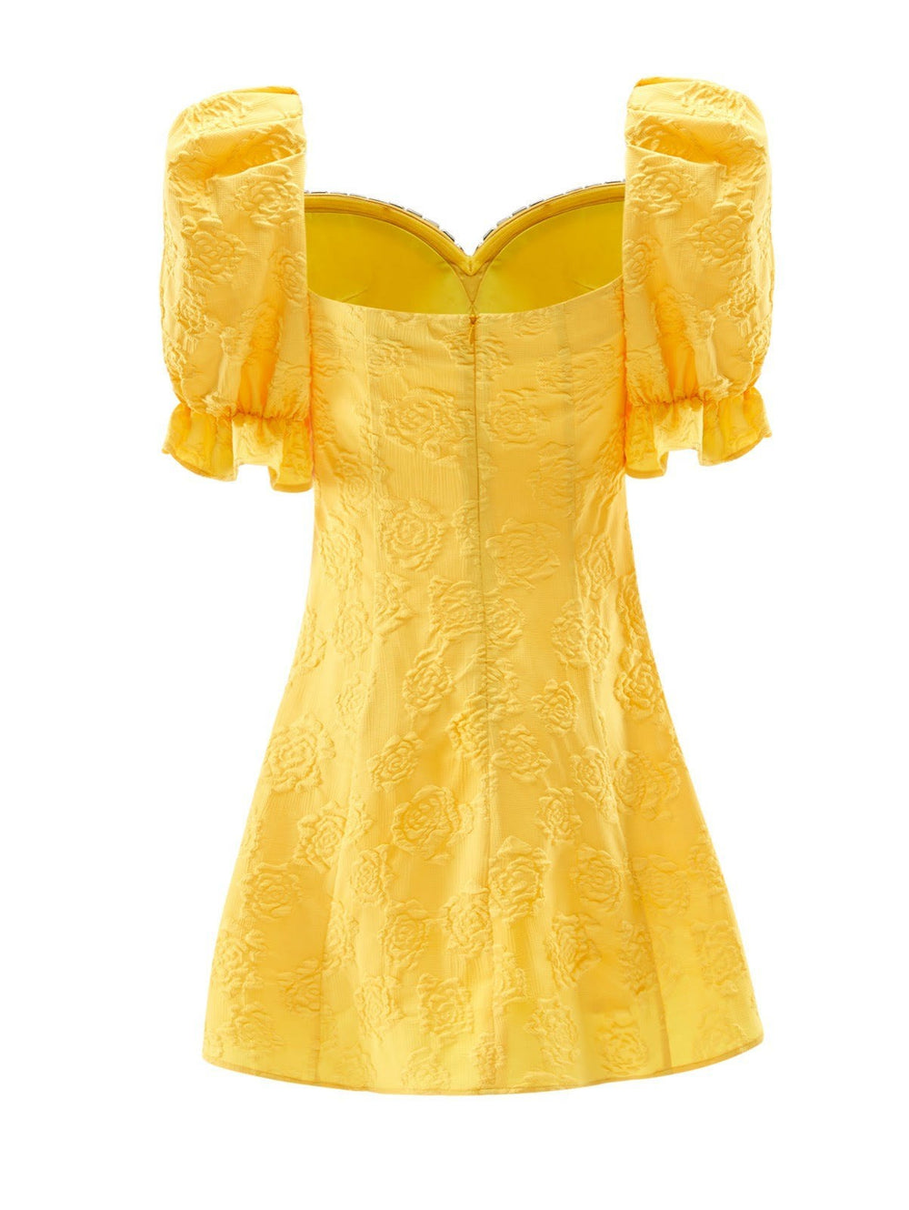Ysabella Dress: Yellow Midi Dress for Garden Party | Nana Jacqueline