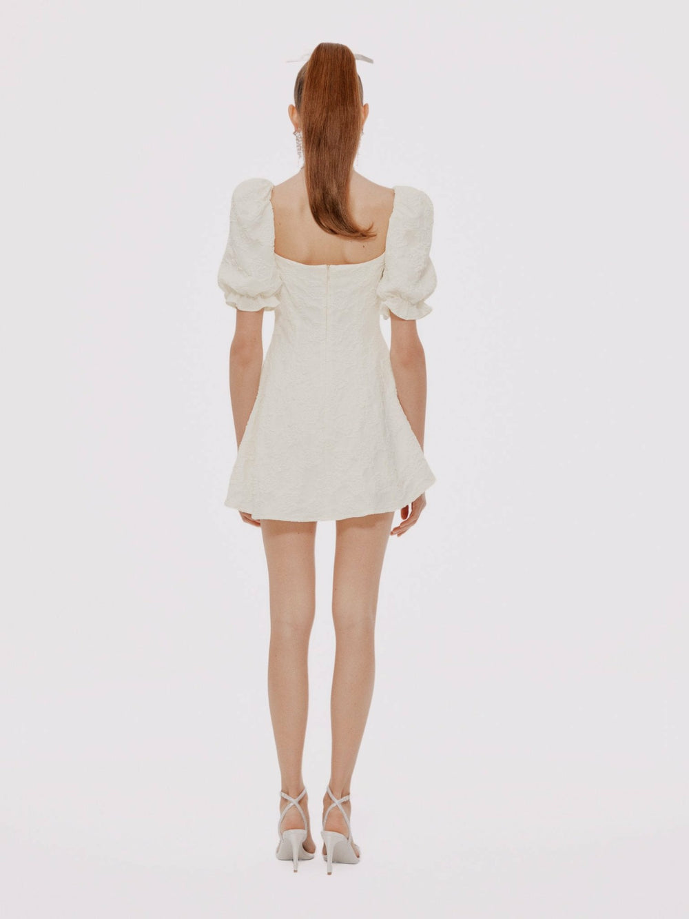 Ysabella Dress: White Mini Dress for Bridal Shower | Nana Jacqueline
